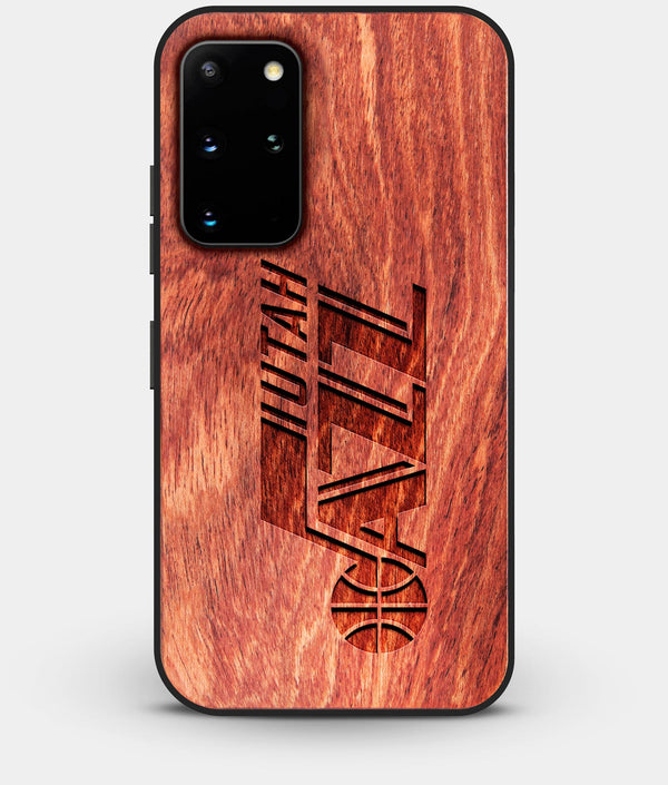 Best Custom Engraved Wood Utah Jazz Galaxy S20 Plus Case - Engraved In Nature