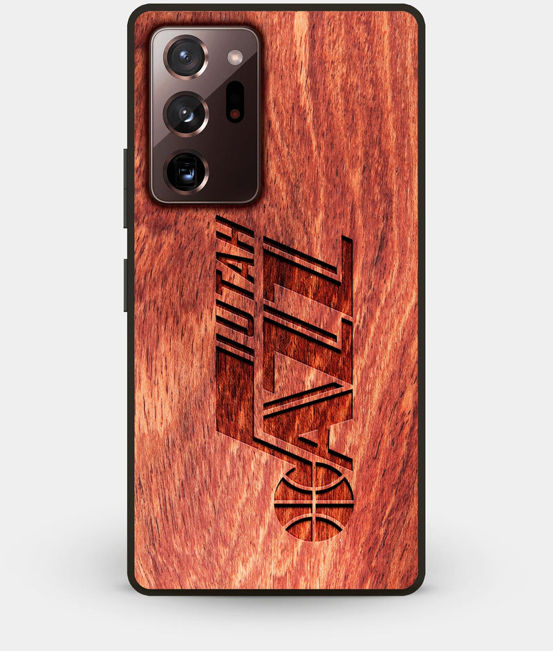 Best Custom Engraved Wood Utah Jazz Note 20 Ultra Case - Engraved In Nature