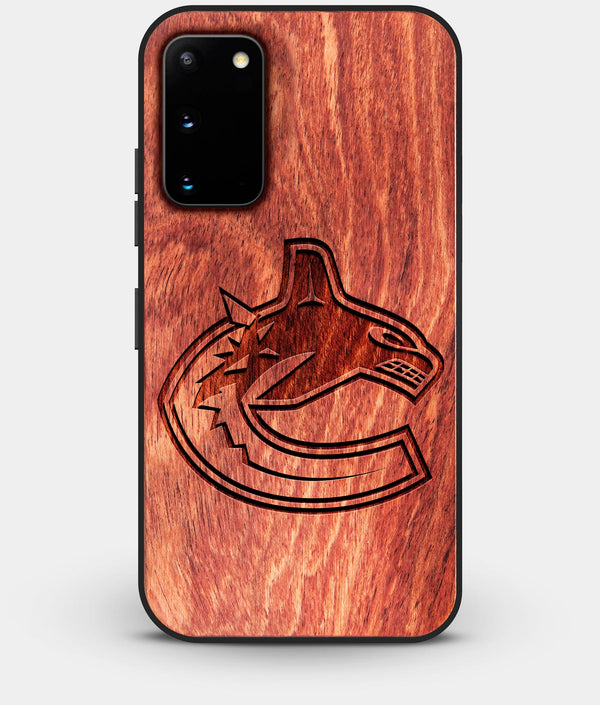 Best Custom Engraved Wood Vancouver Canucks Galaxy S20 Case - Engraved In Nature