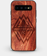 Best Custom Engraved Wood Vancouver Whitecaps FC Galaxy S10 Plus Case - Engraved In Nature