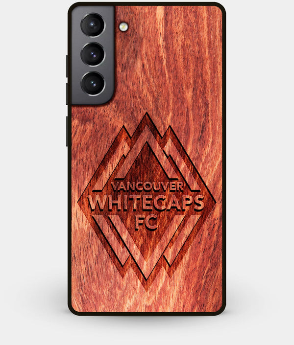 Best Wood Vancouver Whitecaps FC Galaxy S21 Case - Custom Engraved Cover - Engraved In Nature