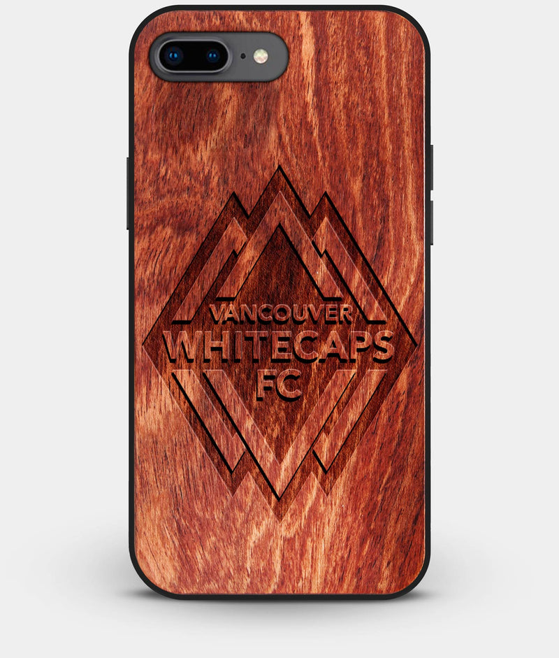 Custom Engraved Wood Vancouver Whitecaps FC iPhone 8 Plus Case
