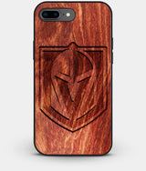 Best Custom Engraved Wood Vegas Golden Knights iPhone 8 Plus Case - Engraved In Nature