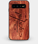 Best Custom Engraved Wood Washington Capitals Galaxy S10 Case - Engraved In Nature