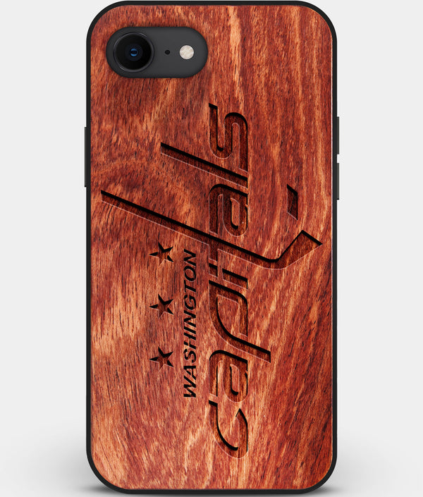 Best Custom Engraved Wood Washington Capitals iPhone SE Case - Engraved In Nature