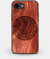 Best Custom Engraved Wood Washington Nationals iPhone 8 Case - Engraved In Nature