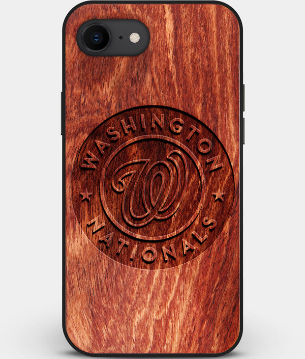 Best Custom Engraved Wood Washington Nationals iPhone SE Case - Engraved In Nature
