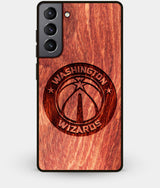 Best Wood Washington Wizards Galaxy S21 Plus Case - Custom Engraved Cover - Engraved In Nature