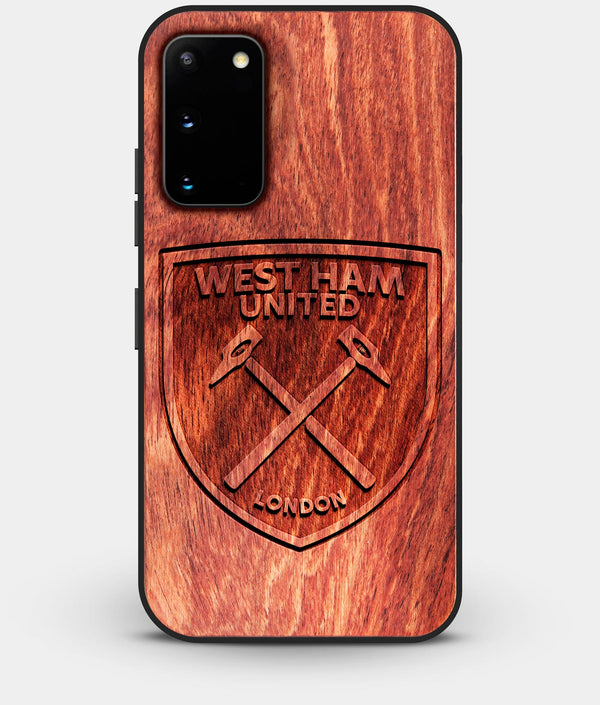 Best Wood West Ham United F.C. Galaxy S20 FE Case - Custom Engraved Cover - Engraved In Nature