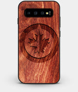 Best Custom Engraved Wood Winnipeg Jets Galaxy S10 Plus Case - Engraved In Nature