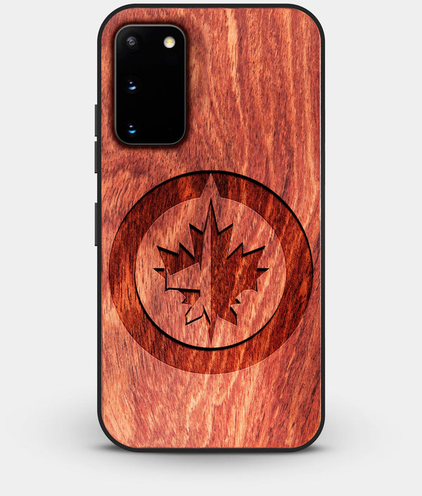 Best Wood Winnipeg Jets Galaxy S20 FE Case - Custom Engraved Cover - Engraved In Nature