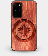 Best Custom Engraved Wood Winnipeg Jets Galaxy S20 Plus Case - Engraved In Nature