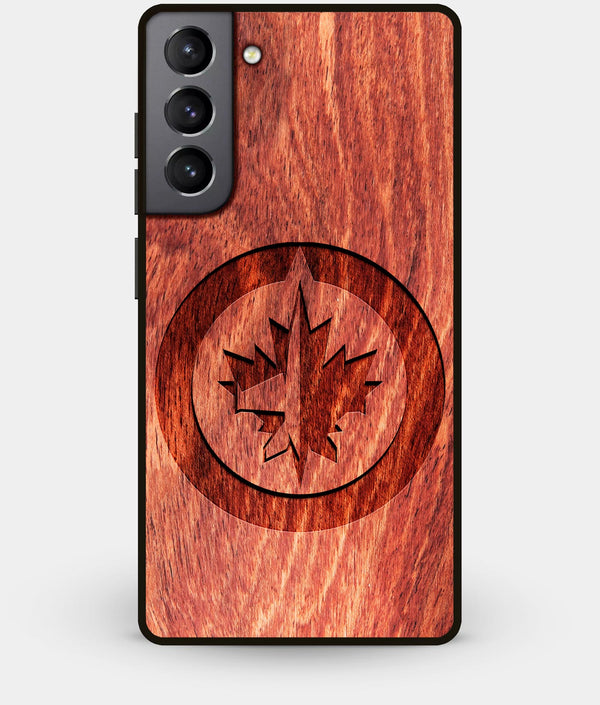 Best Wood Winnipeg Jets Galaxy S21 Case - Custom Engraved Cover - Engraved In Nature