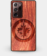 Best Custom Engraved Wood Winnipeg Jets Note 20 Ultra Case - Engraved In Nature