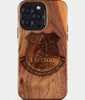 Custom Everton F.C. iPhone 15/15 Pro/15 Pro Max/15 Plus Case - Wood Everton FC Cover - Eco-friendly Everton FC iPhone 15 Case - Carved Wood Custom Everton FC Gift For Him - Monogrammed Personalized iPhone 15 Cover By Engraved In Nature