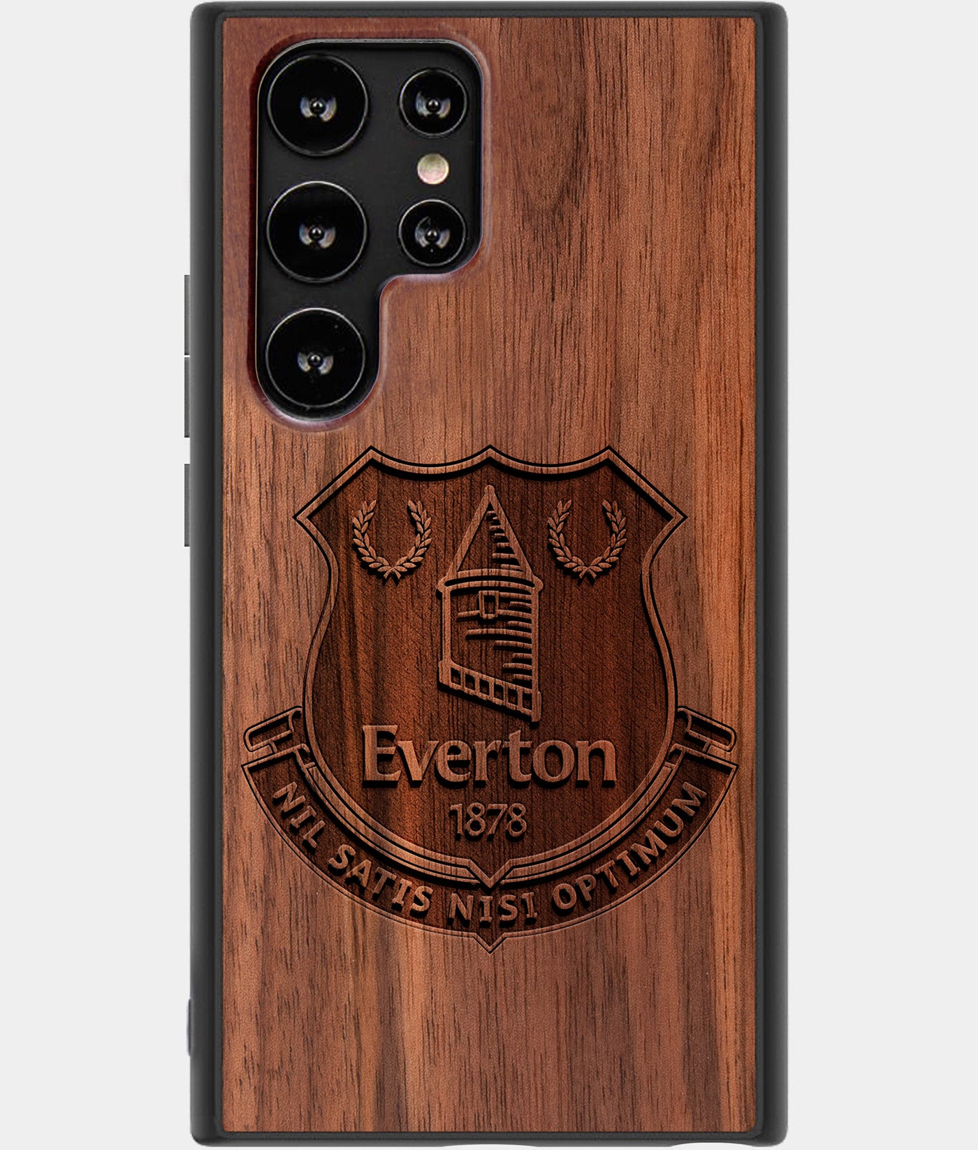 Best Wood Everton F.C. Samsung Galaxy S23 Ultra Case - Custom Engraved Cover - Engraved In Nature