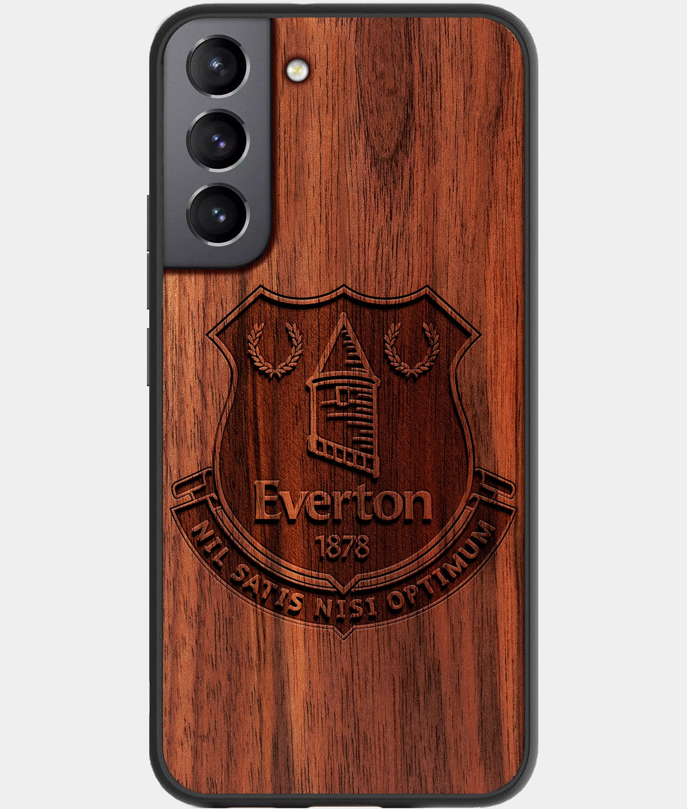 Best Wood Everton F.C. Samsung Galaxy S23 Case - Custom Engraved Cover - Engraved In Nature