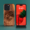 Custom FC Cincinnati iPhone 15/15 Pro/15 Pro Max/15 Plus Case - Carved Wood FC Cincinnati Cover