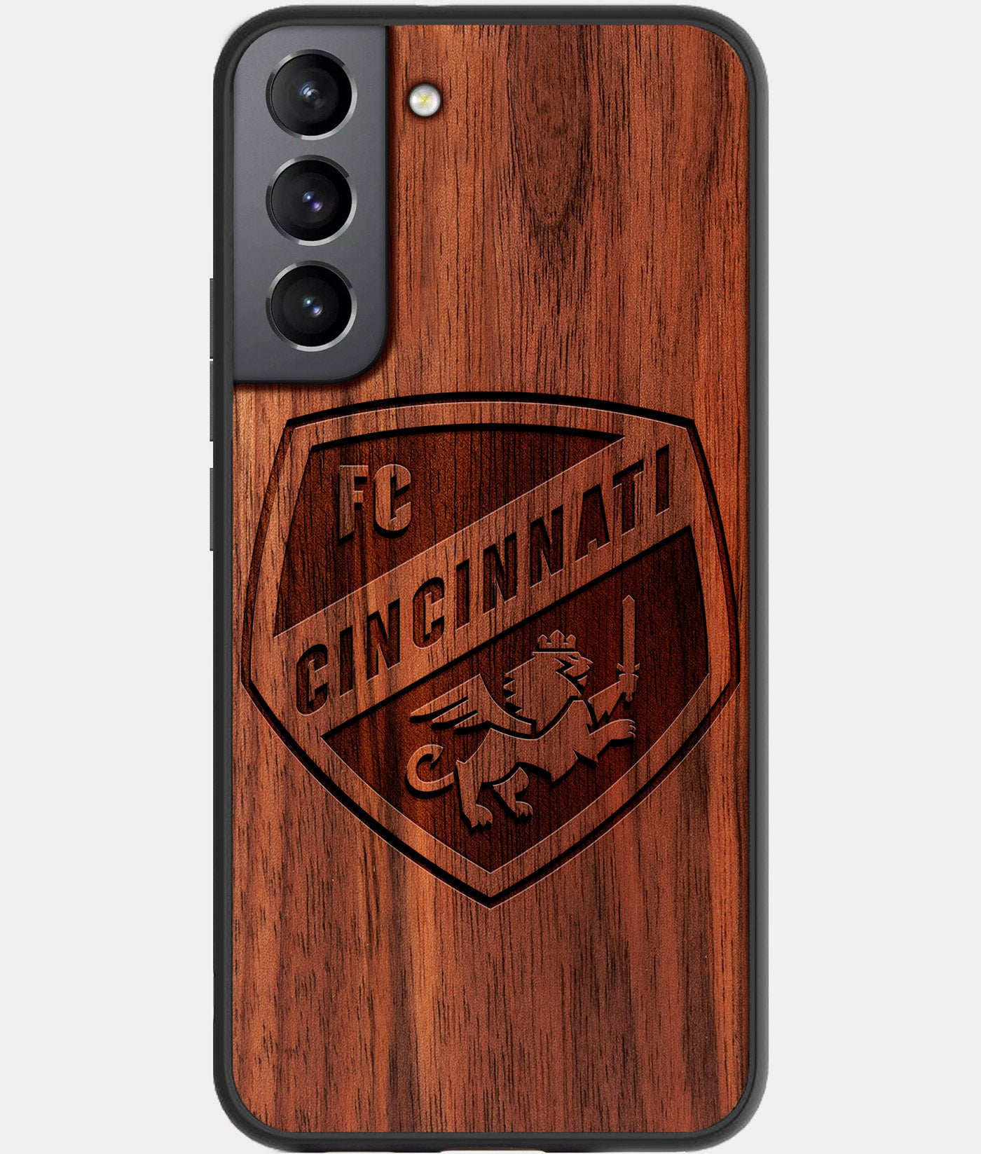 Best Wood FC Cincinnati Galaxy S22 Case - Custom Engraved Cover - Engraved In Nature