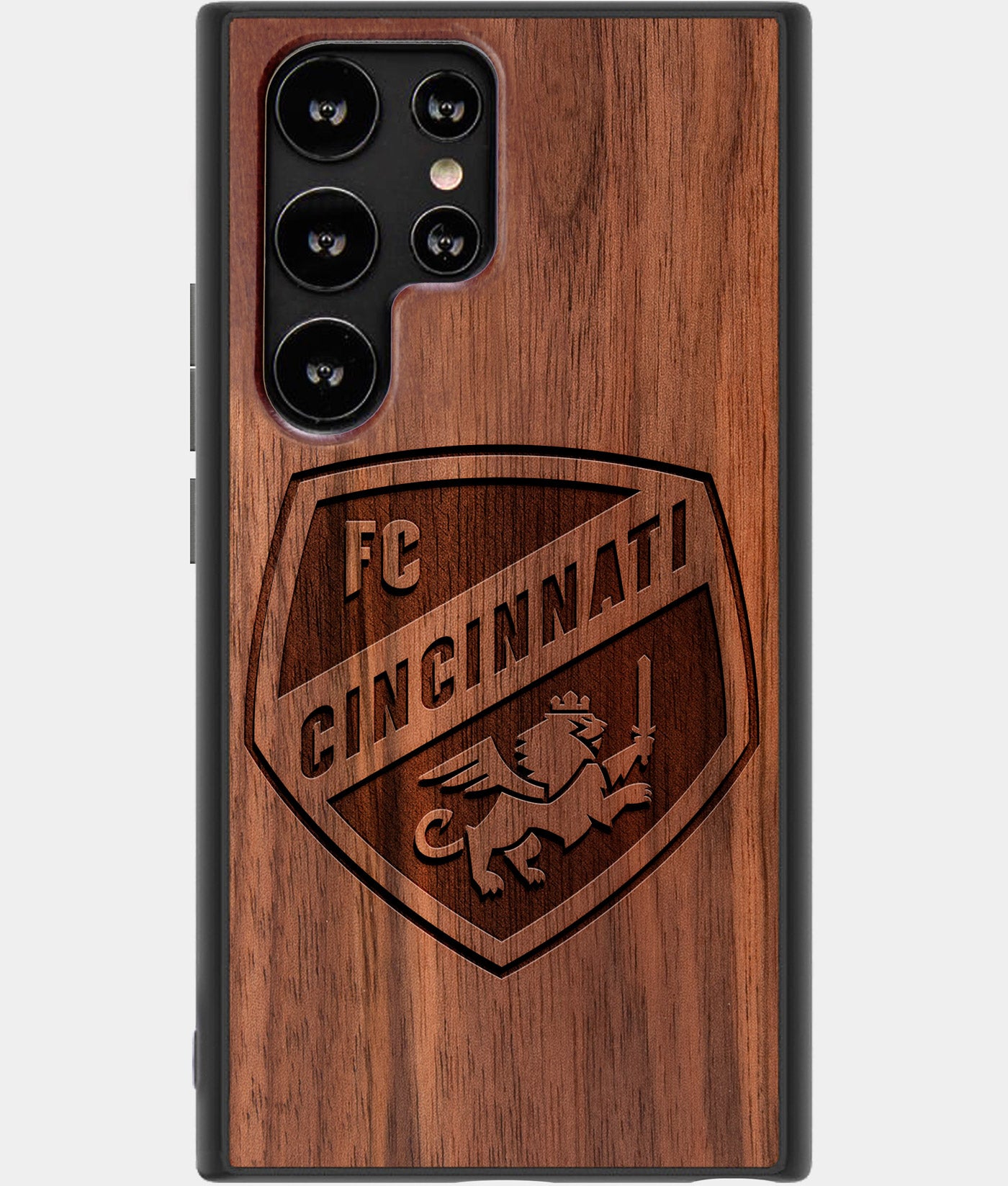 Best Wood FC Cincinnati Samsung Galaxy S22 Ultra Case - Custom Engraved Cover - Engraved In Nature
