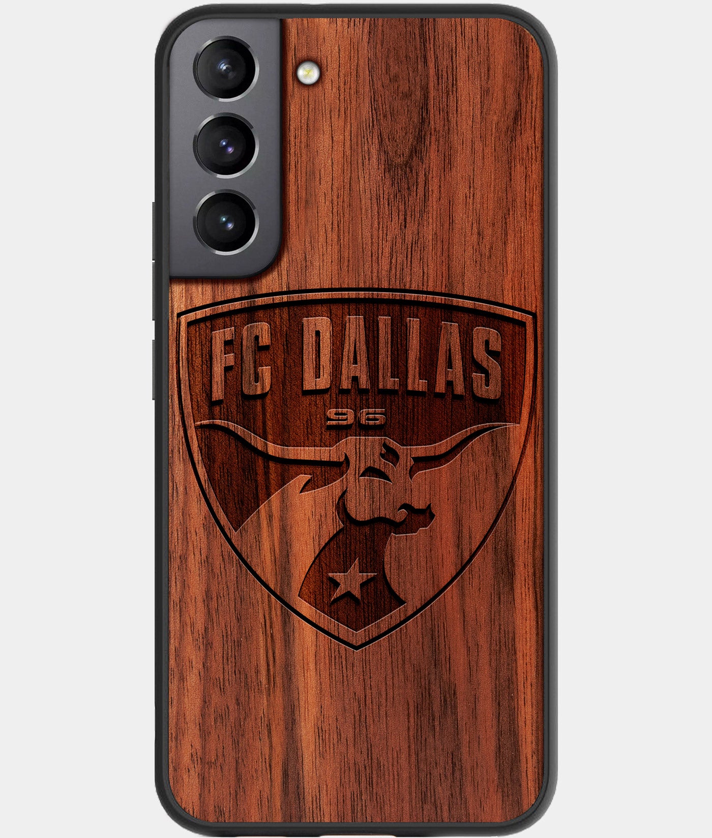 Best Wood FC Dallas Samsung Galaxy S22 Plus Case - Custom Engraved Cover - Engraved In Nature