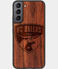 Best Wood FC Dallas Samsung Galaxy S22 Plus Case - Custom Engraved Cover - Engraved In Nature