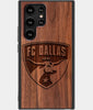 Best Wood FC Dallas Samsung Galaxy S22 Ultra Case - Custom Engraved Cover - Engraved In Nature