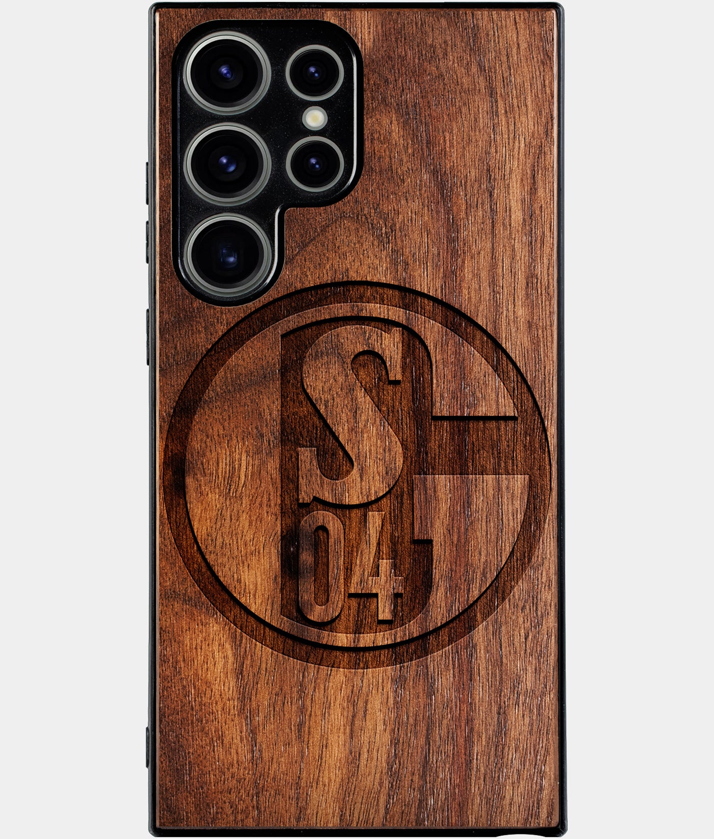 Best Wood FC Schalke 04 Samsung Galaxy S24 Ultra Case - Custom Engraved Cover - Engraved In Nature