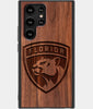 Best Wood Florida Panthers Samsung Galaxy S23 Ultra Case - Custom Engraved Cover - Engraved In Nature