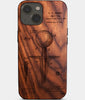 Custom Golf iPhone 14 Plus Cases Golf Tee Personalized Golf Gifts For Men 2022 Best Golf Christmas Gifts Best Country Club Gifts Carved Wood Unusual Golf Gift For Him Monogrammed iPhone 14 Plus Covers