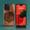 Custom Houston Dynamo iPhone 15/15 Pro/15 Pro Max/15 Plus Case - Carved Wood Houston Dynamo Cover
