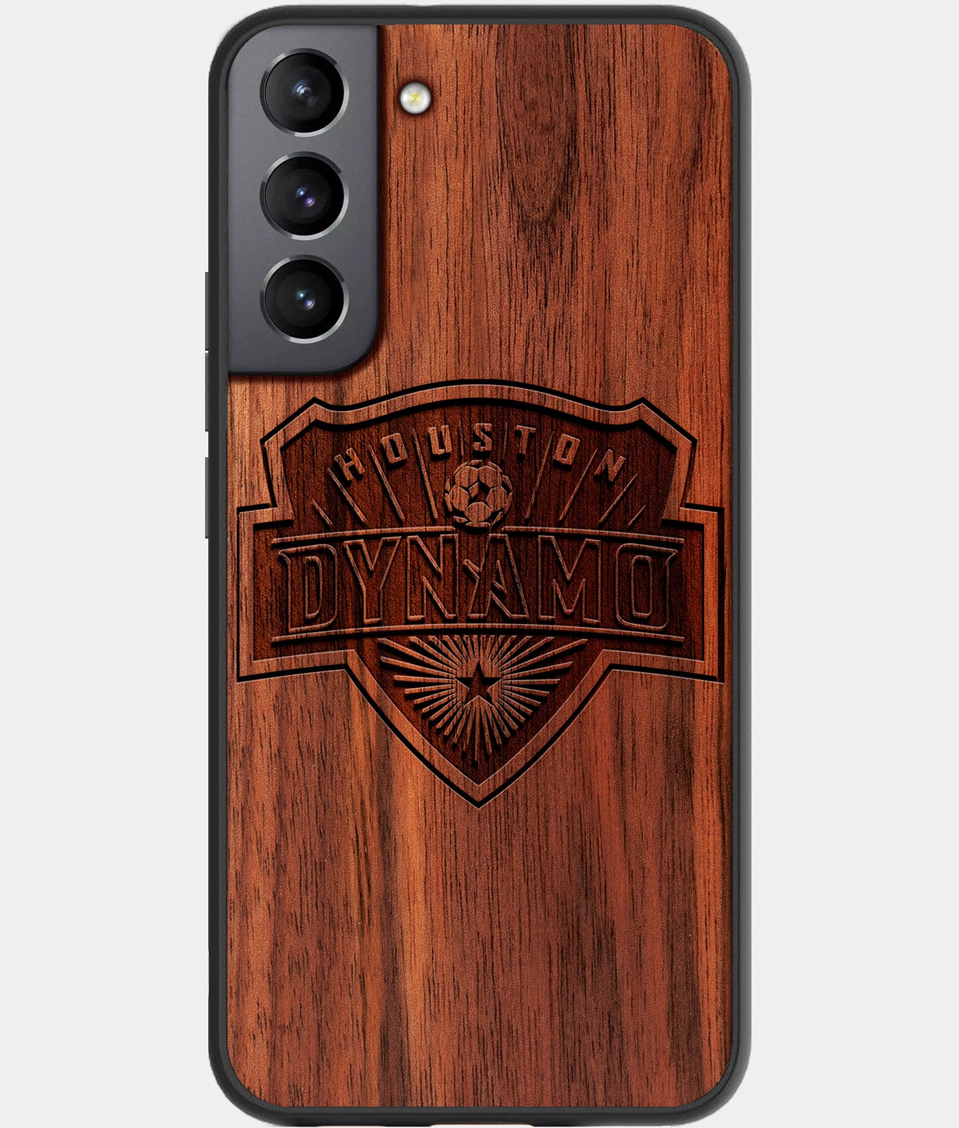 Best Wood Houston Dynamo Samsung Galaxy S22 Case - Custom Engraved Cover - Engraved In Nature