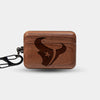 Custom Houston Texans AirPods Cases | AirPods Pro 3 | AirPods Pro 2 | AirPods 4 | AirPods 3 Case - Carved Wood Texans AirPods Cover - Eco-friendly Houston Texans AirPods Case - Custom Houston Texans Gift For Him - Monogrammed Personalized AirPods Cover By Engraved In Nature