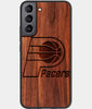 Best Wood Indiana Pacers Samsung Galaxy S23 Plus Case - Custom Engraved Cover - Engraved In Nature