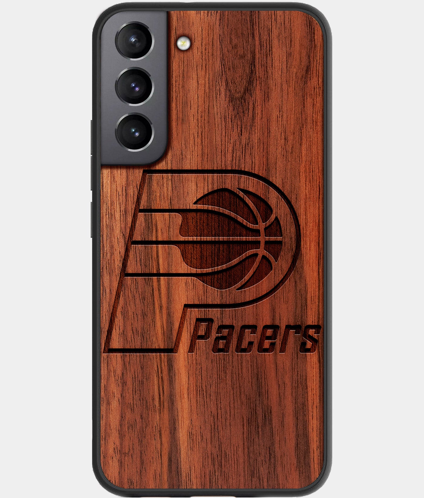 Best Wood Indiana Pacers Samsung Galaxy S23 Case - Custom Engraved Cover - Engraved In Nature