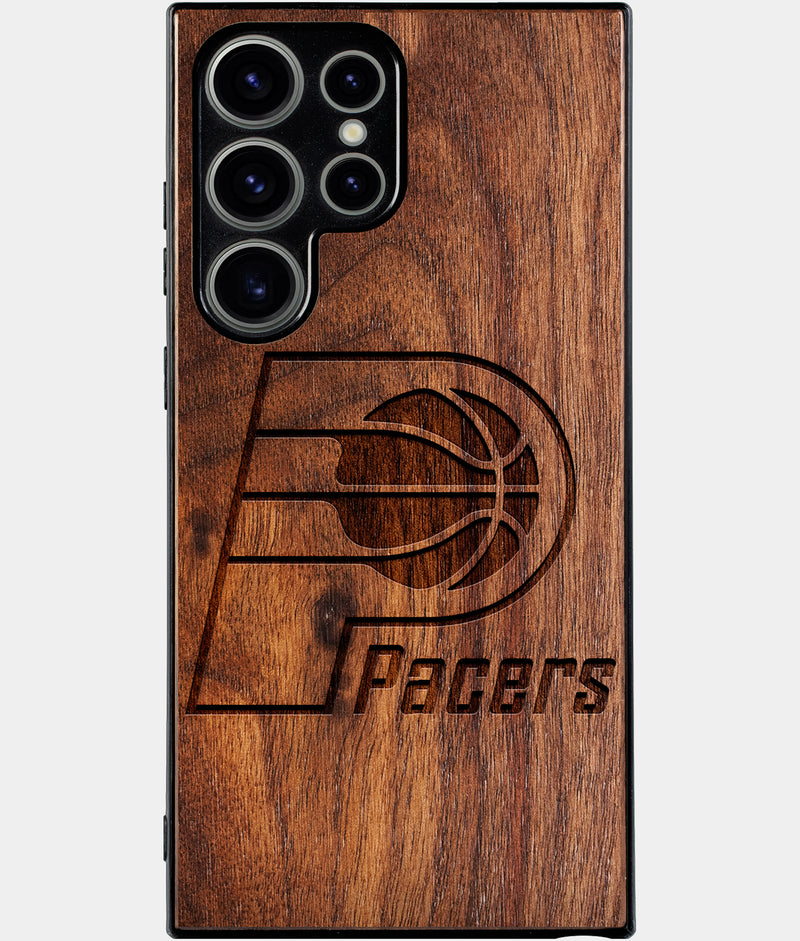 Best Wood Indiana Pacers Samsung Galaxy S24 Ultra Case - Custom Engraved Cover - Engraved In Nature