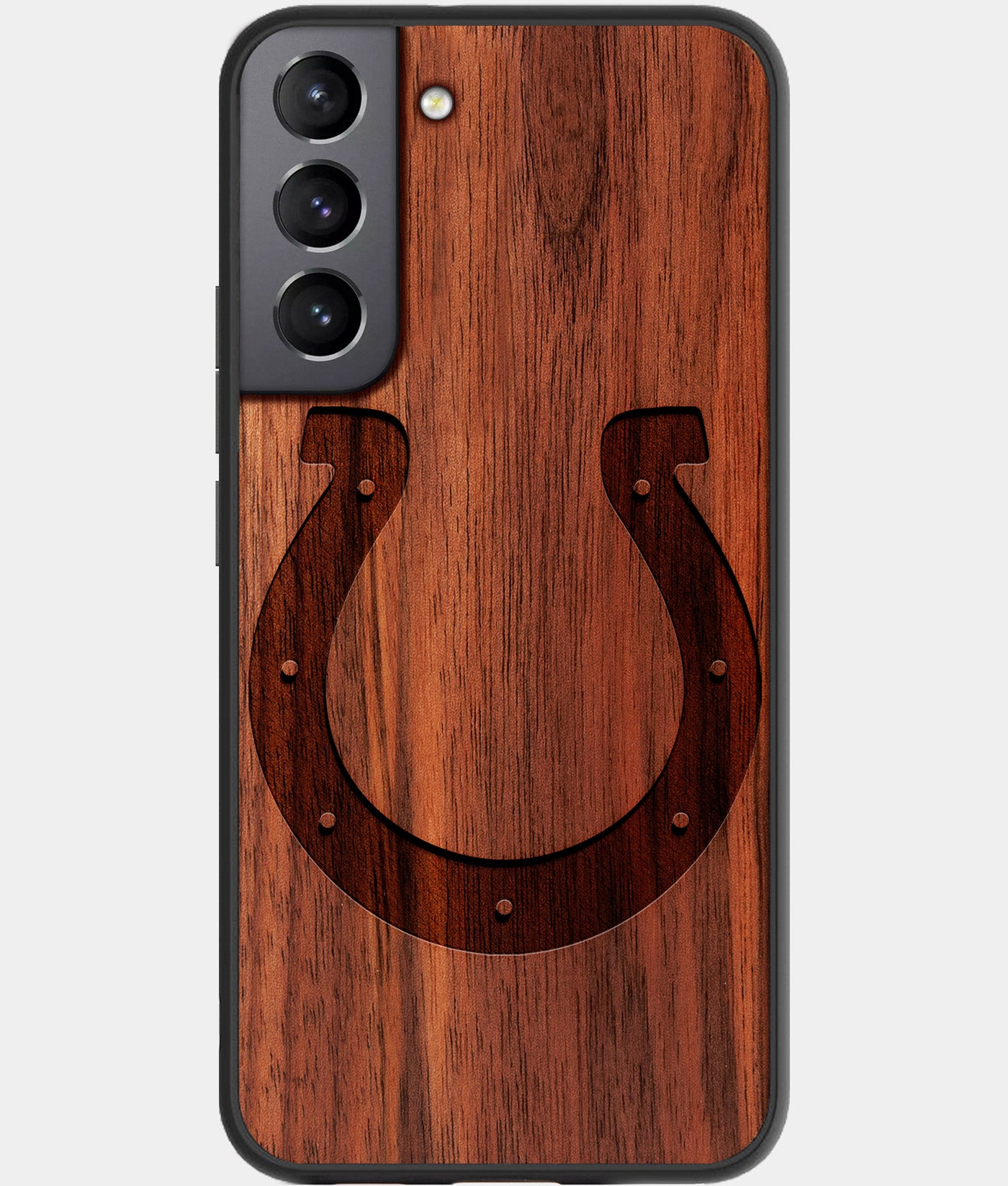 Best Wood Indianapolis Colts Samsung Galaxy S22 Plus Case - Custom Engraved Cover - Engraved In Nature