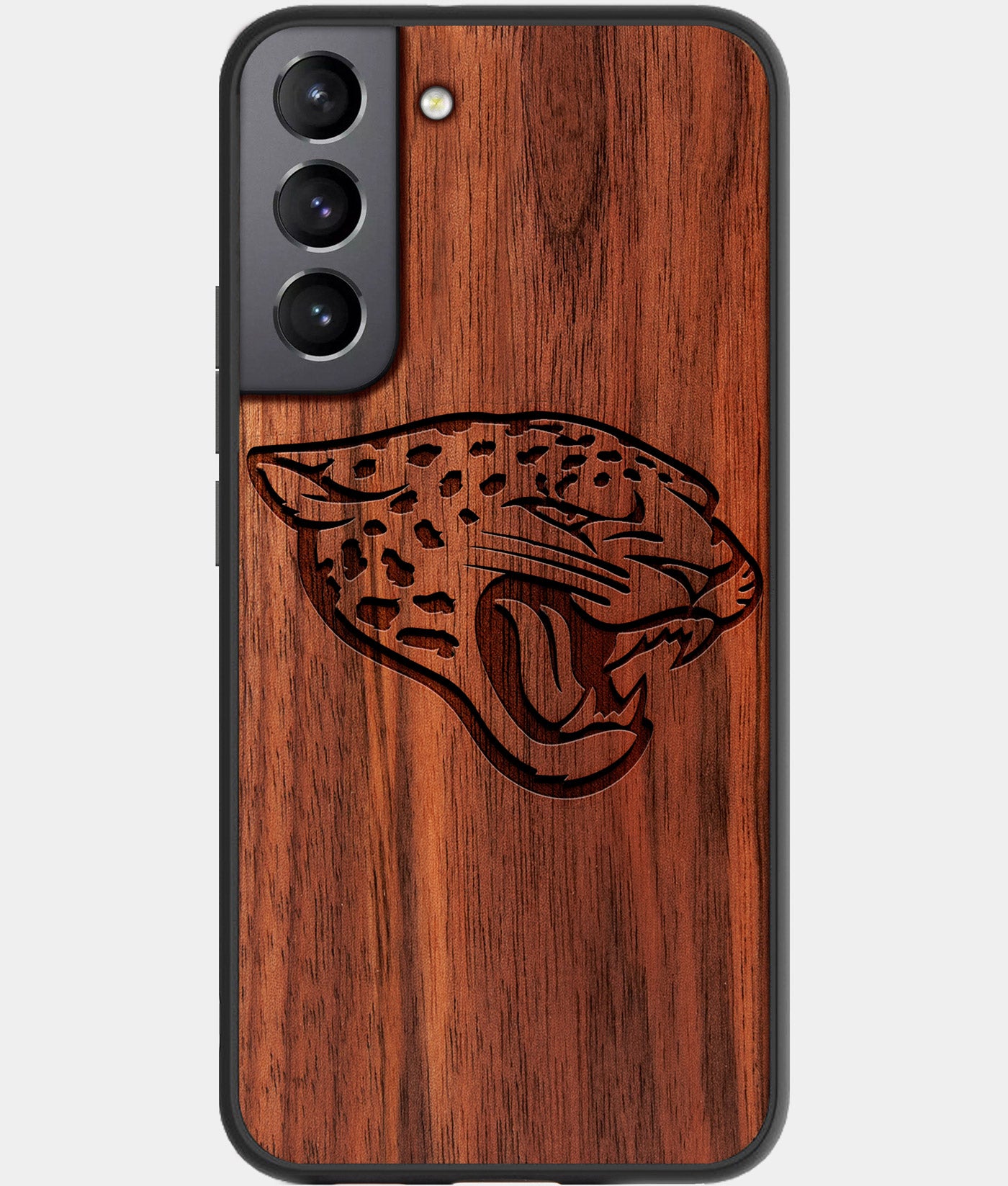 Best Wood Jacksonville Jaguars Galaxy S22 Case - Custom Engraved Cover - Engraved In Nature