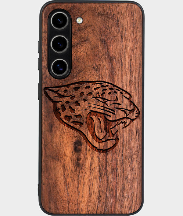 Best Wood Jacksonville Jaguars Galaxy S24 Case - Custom Engraved Cover - Engraved In Nature