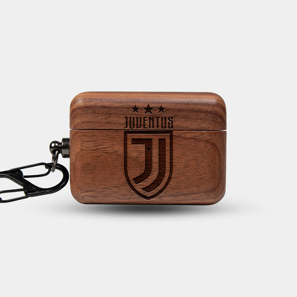 Custom Juventus Club AirPods Cases | AirPods | AirPods Pro | AirPods Pro 2 Case - Carved Wood Juventus Club AirPods Cover - Eco-friendly Juventus FC AirPods Case - Custom Juventus FC Gift For Him - Monogrammed Personalized AirPods Cover By Engraved In Nature
