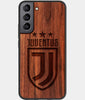 Best Wood Juventus Club Galaxy S22 Case - Custom Engraved Cover - Engraved In Nature