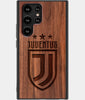 Best Wood Juventus Club Samsung Galaxy S22 Ultra Case - Custom Engraved Cover - Engraved In Nature