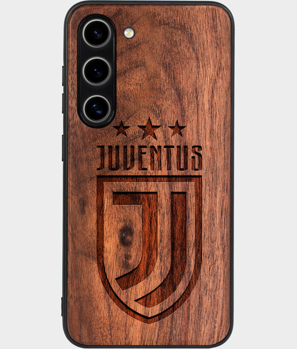 Best Wood Juventus Club Galaxy S24 Case - Custom Engraved Cover - Engraved In Nature