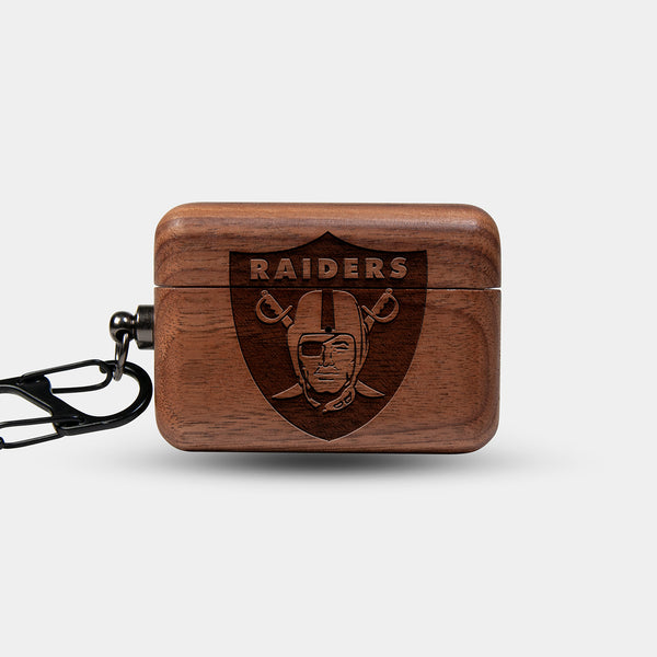 Custom Las Vegas Raiders AirPods Cases | AirPods | AirPods Pro | AirPods Pro 2 Case - Carved Wood Las Vegas Raiders AirPods Cover - Eco-friendly Las Vegas Raiders AirPods Case - Custom Las Vegas Raiders Gift For Him - Monogrammed Personalized AirPods Cover By Engraved In Nature