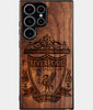 Best Wood Liverpool F.C. Samsung Galaxy S24 Ultra Case - Custom Engraved Cover - Engraved In Nature