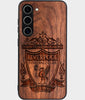 Best Wood Liverpool F.C. Samsung Galaxy S24 Case - Custom Engraved Cover - Engraved In Nature