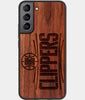Best Wood Los Angeles Clippers Samsung Galaxy S22 Plus Case - Custom Engraved Cover - Engraved In Nature