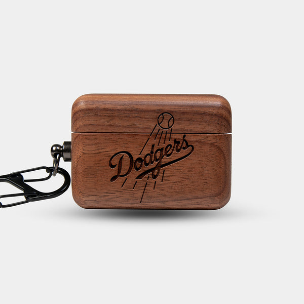 Custom Los Angeles Dodgers AirPods Cases | AirPods | AirPods Pro | AirPods Pro 2 Case - Carved Wood Dodgers AirPods Cover - Eco-friendly Los Angeles Dodgers AirPods Case - Custom Los Angeles Dodgers Gift For Him - Monogrammed Personalized AirPods Cover By Engraved In Nature