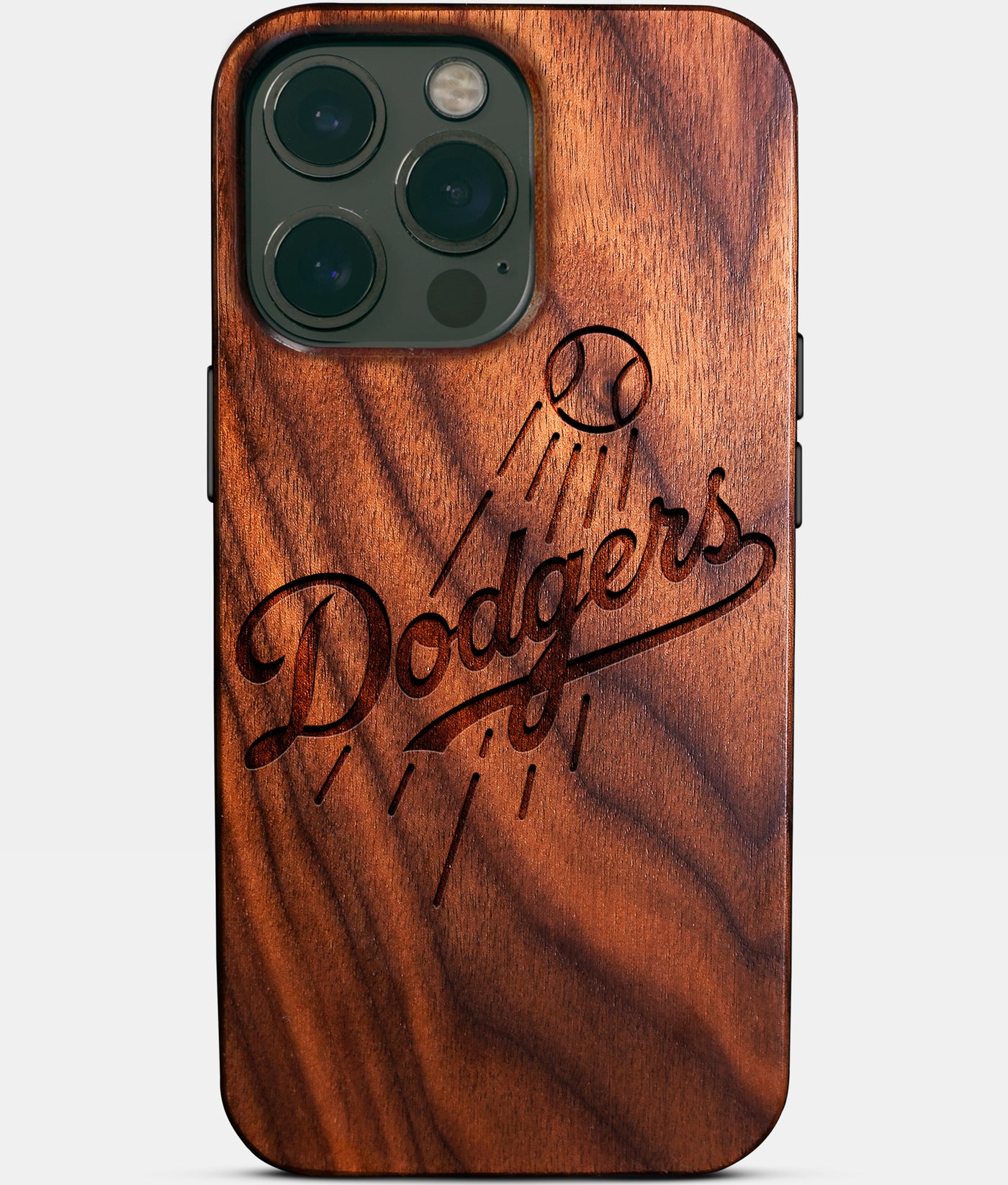 Custom Los Angeles Dodgers iPhone 14/14 Pro/14 Pro Max/14 Plus Case - Wood Dodgers Cover - Eco-friendly Los Angeles Dodgers iPhone 14 Case - Carved Wood Custom Los Angeles Dodgers Gift For Him - Monogrammed Personalized iPhone 14 Cover By Engraved In Nature