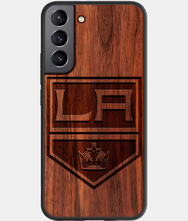 Best Wood Los Angeles Kings Galaxy S22 Case - Custom Engraved Cover - Engraved In Nature